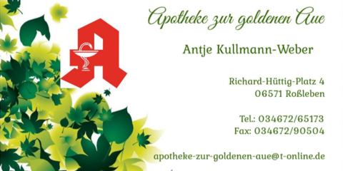 Apotheke zur Goldenen Aue apotheke logo